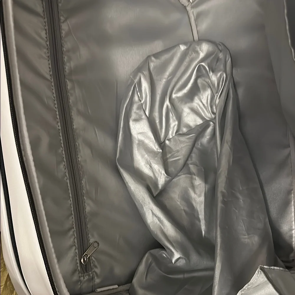 White and Cream Golf Duffel Bag